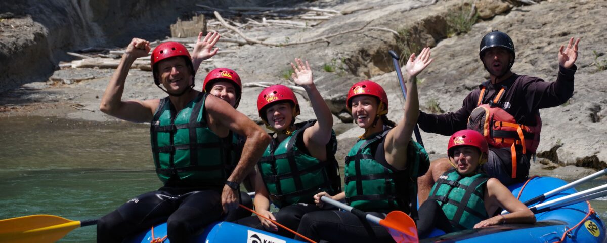 Forma física para hacer rafting