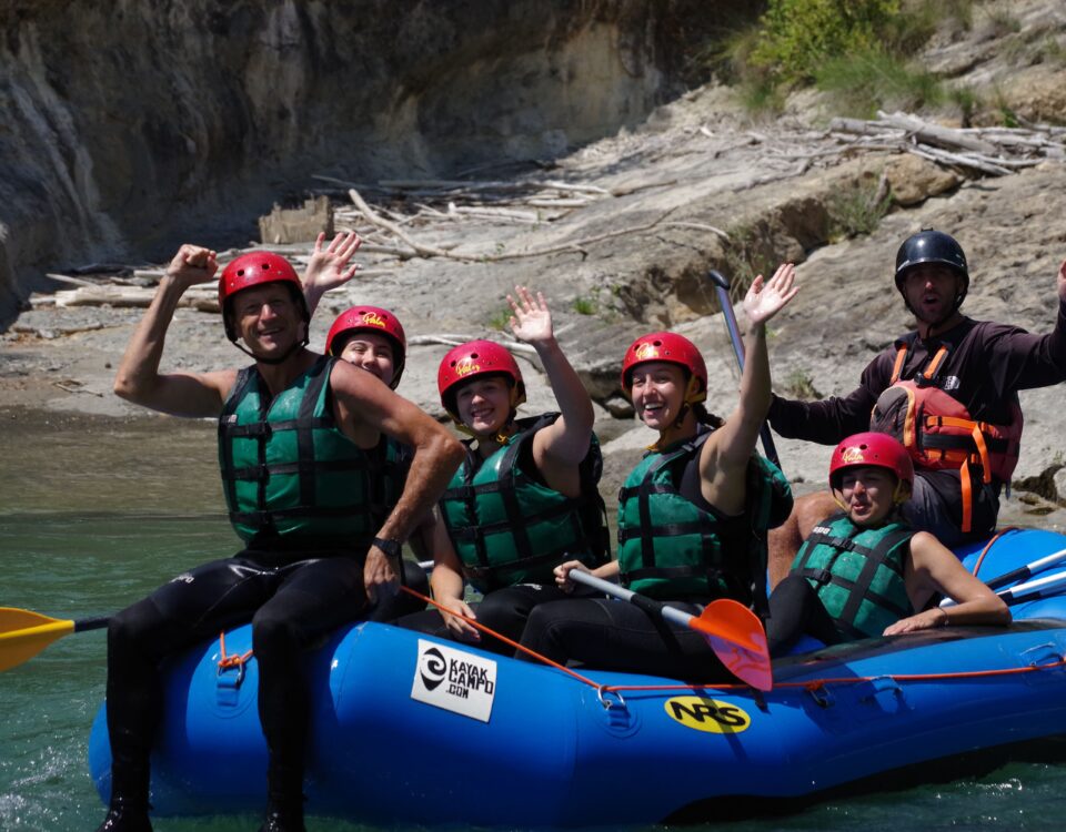 Forma física para hacer rafting