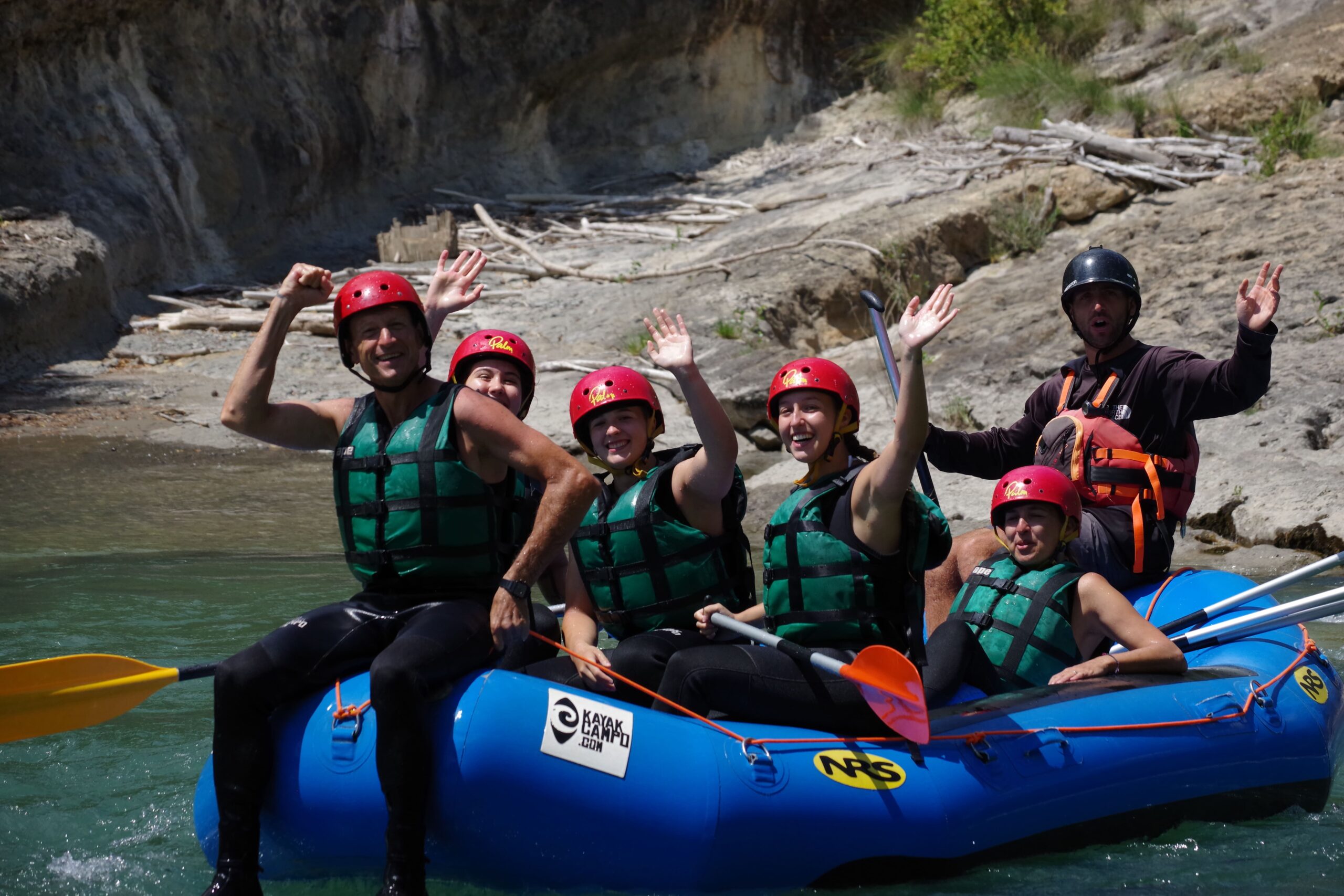 Forma física para hacer rafting